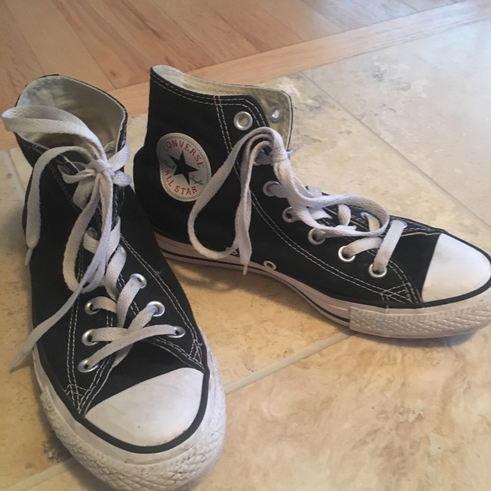 Black Converse—High Top